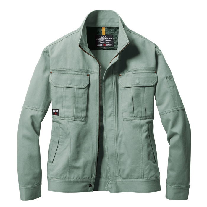 バートル作業服（旧クロカメ被服）8091シリーズ 火や熱に強い綿100％のソフトな着心地作業服