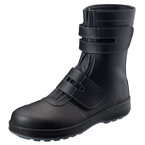 SIMON-SS33C シモン安全靴 SS33 C付 黒 長編上靴（チャック付） - 作業 