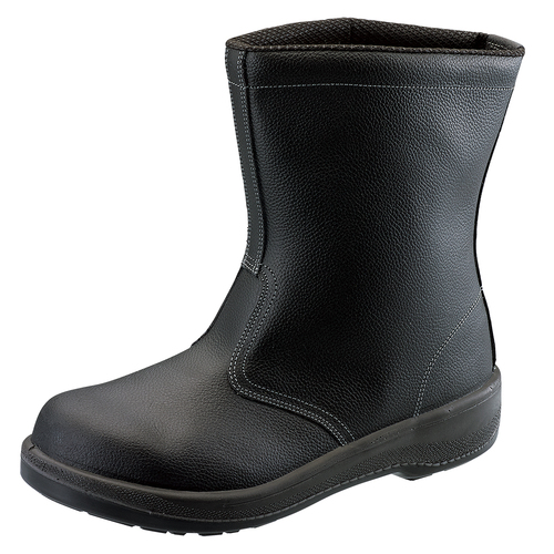 SIMON-7544 シモン安全靴7544　黒　半長靴