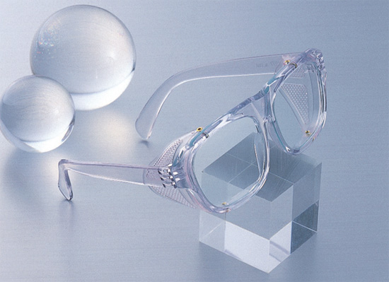 SONOT1350_1 側板付き防じんメガネ（強化ガラスレンズ付） 