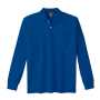 XEB6035 吸汗速乾長袖ポロシャツ 46/ロイヤルブルー