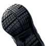 XEB85140 セーフティシューズ 滑りにくさを考慮した靴底意匠と耐滑性のよい配合のラバーで滑りやすい職場での転倒事故を防ぐ。