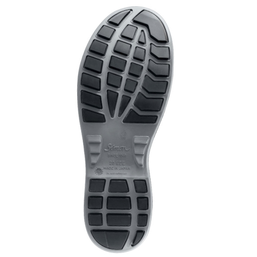 SIMON-8512C シモン安全靴 8512 黒 チャック付き短靴 - シモン安全靴 