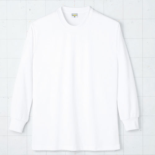 KOKURAYA8121 DRY帯電防止長袖Tシャツ 90/ホワイト