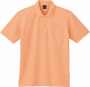 DESK85874 吸汗速乾半袖ポロシャツ 088/ライトオレンジ