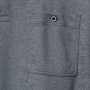 BURTLE665 長袖ポロシャツ 胸ポケット(左・ボタン止め)
