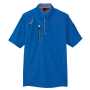AZ-10605 半袖ボタンダウンポロシャツ（男女兼用） 006/ロイヤルブルー
