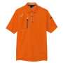AZ-10605 半袖ボタンダウンポロシャツ（男女兼用） 163/オレンジ