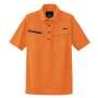 AZ-10609 半袖ポロシャツ（男女兼用） 163/オレンジ