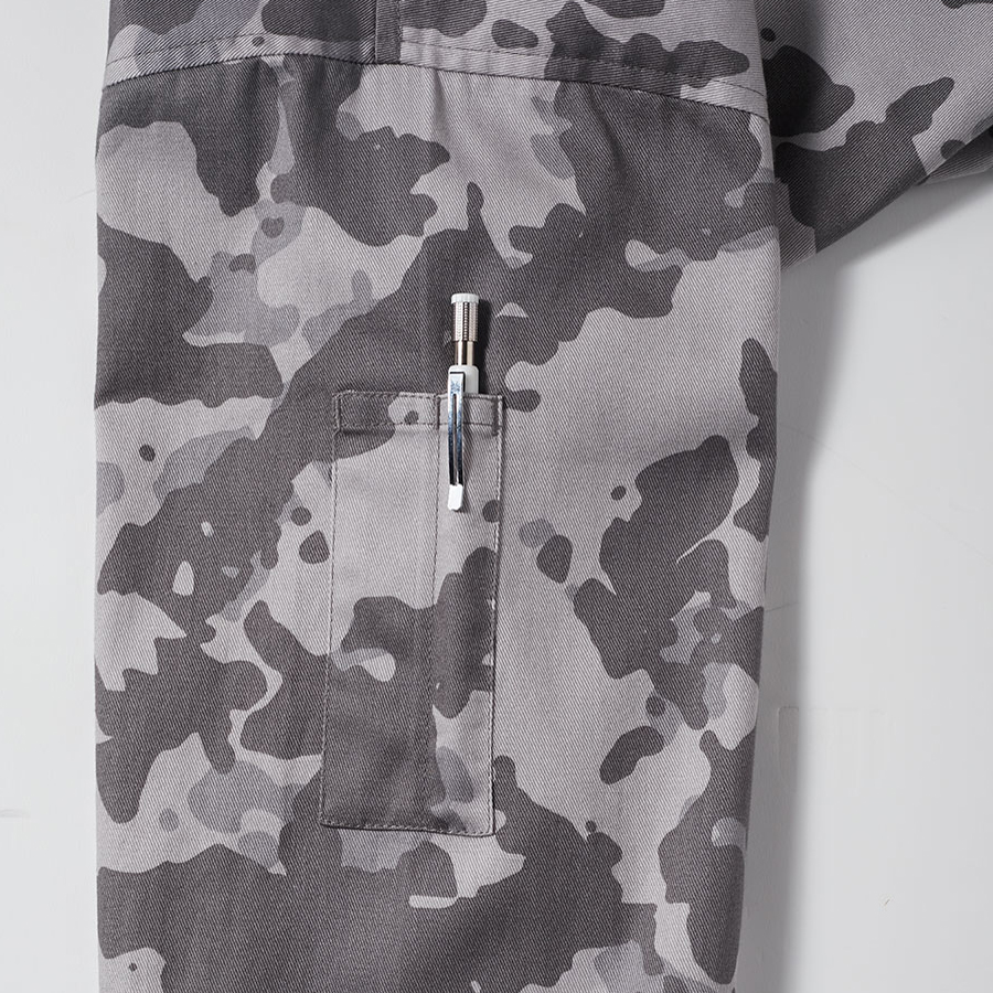 桑和作業服 Bull Works 溶接作業に迷彩柄のヤッケ 作業服 安全靴の通販 ライオン屋