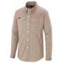 AZ-64435 長袖シャツ（男女兼用）［社名刺繍無料］ 022/ブラウン