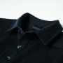 XEB6050 半袖ポロシャツ 襟：台襟仕様でハードながらもオシャレな印象