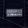 DESK75704_1 Z-DRAGON　ストレッチ長袖シャツ［社名刺繍無料］ 革ラベル（人工皮革）
