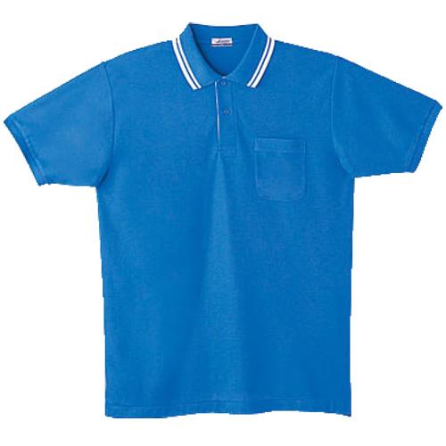 DESK24454 半袖ポロシャツ カラー：ブルー