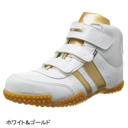 SUNDANCE_GT-XX 安全靴スニーカー ホワイト＆ゴールド
