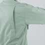 XEB3193 長袖シャツ［社名刺繍無料］ 背中/激しい動きにスムーズに対応するプリーツロンを採用。