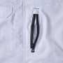 SOWA3018-01 半袖ブルゾン［社名刺繍無料］ ファスナー隠し・オリジナルドットボタン・胸ファスナーポケット