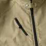AZ-89002 シングルライダースジャケット（男女兼用）［社名刺繍無料］ スマホやウォレットの出し入れを容易にできるよう配置した胸ポケット。