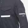 BURTLE9095 長袖シャツ（ユニセックス）［社名刺繍無料］ 反射材（リフレクター）