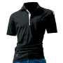 BURTLE227 半袖アイスポロシャツ（ユニセックス） 35/ブラック