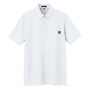 AZ-10611 半袖ボタンダウンポロシャツ(男女兼用) 001/ホワイト