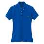 AZ-10611 半袖ボタンダウンポロシャツ(男女兼用) 006/ブルー（レディースシルエット）