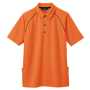 AZ-7663 バックサイドポケット半袖ポロシャツ(男女兼用) 163/オレンジ