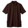 AZ-7663 バックサイドポケット半袖ポロシャツ(男女兼用) 022/ブラウン