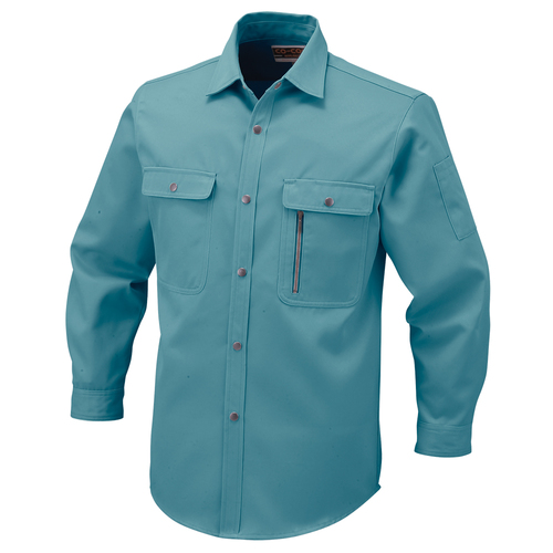COCOS-H-1198 エコ長袖シャツ［社名刺繍無料］ - 作業服・安全靴の通販