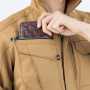 COCOS-A-8070 半袖ブルゾン［社名刺繍無料］ 長財布も入る右胸ポケット
