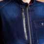 IZFRONTIER5010 ライトオンスデニム2WAYストレッチワークジャケット［社名刺繍無料］ 縦型ファスナー付き右胸ポケット
