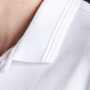 IZFRONTIER301 ベーシック鹿の子長袖ポロシャツ 衿部分にスタイリッシュで立体感のあるデザイン
