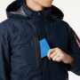 BURTLE8210 THERMO 防寒ジャケット（大型フード付）（ユニセックス）【冬のマストアイテム】 ・レベルブック・Phone 収納ファスナーポケット（右）
