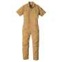 COCOS-D-749 Dickies ストレッチCVC 半袖ツナギ 14/カーキ