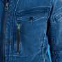 IZFRONTIER7010 ストレッチ3DWAYデニムワークジャケット［社名刺繍無料］ ・縦ファスナー付き　左胸ポケット
