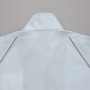 AZ-1935 長袖シャツ(男女兼用)［社名刺繍無料］ 背部反射パイピング・・・背肩部に反射パイピングを施し安全性に配慮。