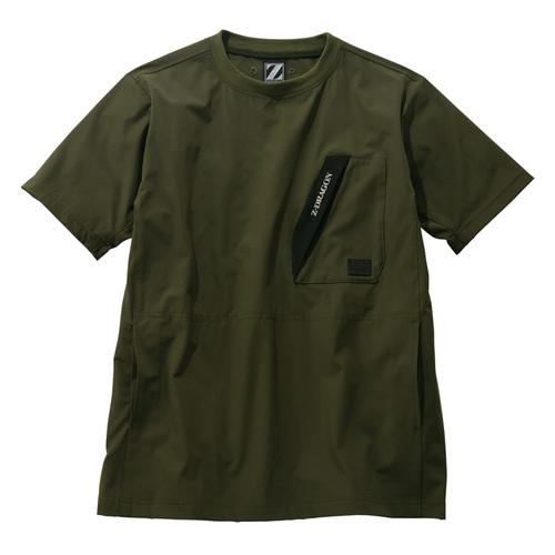 DESK75184 Z-DRAGON　ストレッチ半袖Tシャツ 040/アーミーグリーン