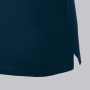 AZ-10612 長袖ポロシャツ（男女兼用） サイドスリット・・・腕の上げ下げの時や、かがんだ時に裾がずり上がりづらい。後裾も長いので安心
