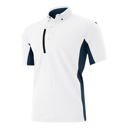AZ-10613 半袖ポロシャツ（男女兼用） 001/ホワイト