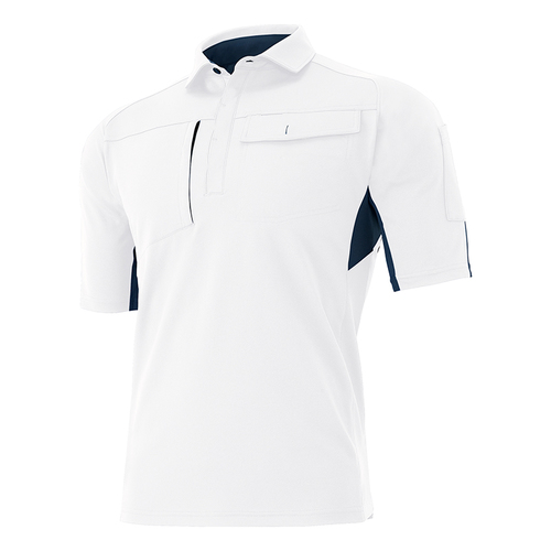 AZ-10614 半袖ポロシャツ（男女兼用） 001/ホワイト