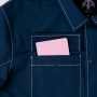 AZ-50120 コーチジャケット（男女兼用）［社名刺繍無料］ フラップポケット<br>ドットボタン付で物が落ちにくいポケット仕様。