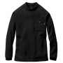 BURTLE4093 モックネックホットTシャツ（ユニセックス） 35/ブラック