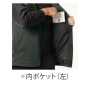 BURTLE3230 ストレッチパーカ（ユニセックス） ・内ポケット（左）