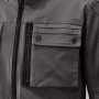 ATACKBASE-0734 ストレッチ長袖ブルゾン［社名刺繍無料］ 左胸ジップポケット