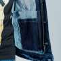 IZFRONTIER7350 ハイパワーストレッチデニム3Dワークジャケット［社名刺繍無料］ ・左脇内ポケット
