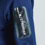 IZFRONTIER9101 裏起毛ストレッチ 長袖モックネックシャツ ・異素材を使用した左袖ペンポケット
