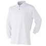 ATACKBASE-470015 吸汗速乾長袖ポロシャツ 09/ホワイト