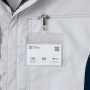 AZ-3530 長袖ブルゾン(男女兼用)［社名刺繍無料］ ＩＤハンガー付ポケット/ポケット上部にＩＤハンガーやネーム等を付けられるスリット付。