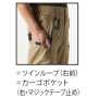 BURTLE9702 カーゴパンツ*（ユニセックス） 