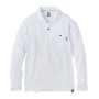 COCOS-G-1688 MAXDRY ICE冷感長袖ポロシャツ 0/ホワイト